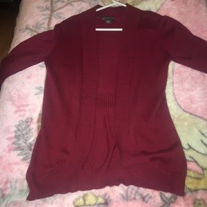 Burgundy Cardigan